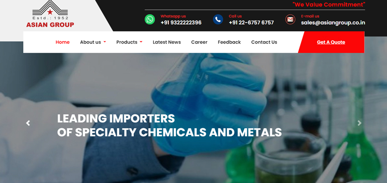 Web Development Companies for Manufacturing, importing and exporting various products