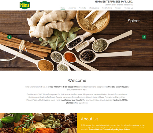  Exporter & Distributor of Indian Spices & Food Industry.